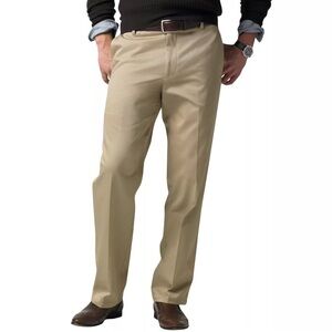 Dockers Signature D2 Straight-Fit Flat-Front Khaki Pants 36x34